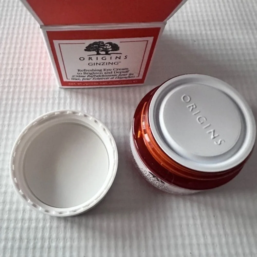 Origins GinZing Refreshing Eye Cream to Brighten and Depuff .5 mL